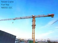 32T Crane On Top Of Building 80m Big Tower Crane Chassis Foundation
