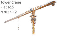 N7027-12 Flat Top Tower Crane 12T 62m Construction Crane
