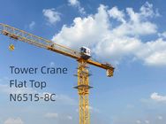 N6515-8C 8000kg Flat Top Tower Crane Used In Building Construction